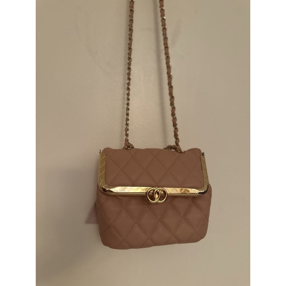 E Handbags PETA Approved Vegan Leather Purse Handbag in pink,BRAND NEW WITH TAGS